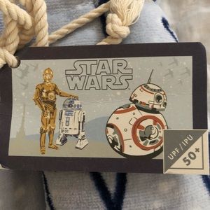 Pottery Barn Kids hooded Star Wars beach towel